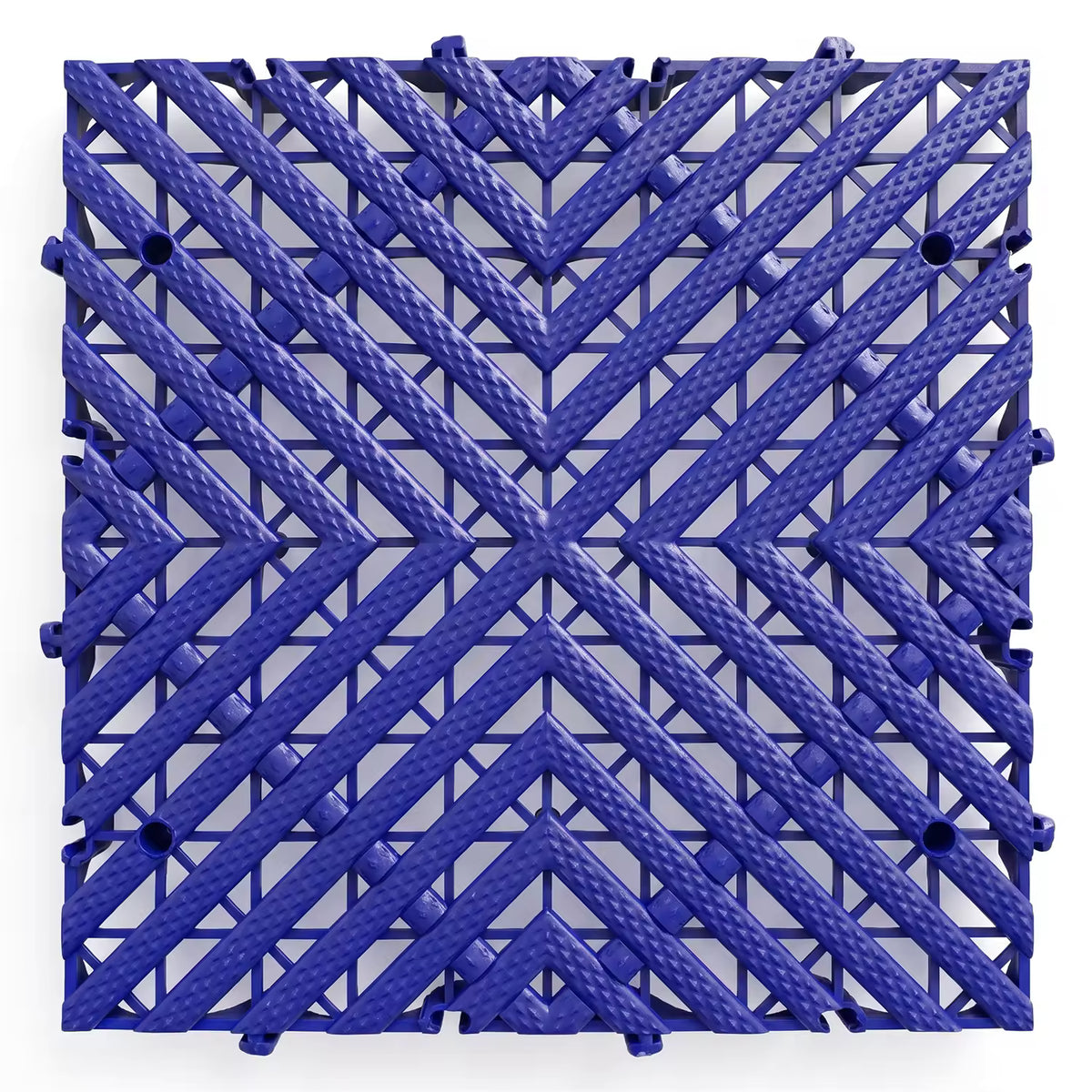 PCC 30mm Vented Car Wash PP Interlocking Tiles | 40x40cm (1.72 sq. ft)