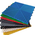 PCC Car Wash Floor Mat Tile, 40x40cm (1.72 sq. ft), Thickness 30mm, Type1 (4Way)