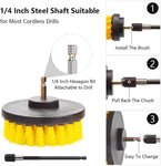PCC Drill Type Cleaning Brush, Set Of 6 - Planet Car Care