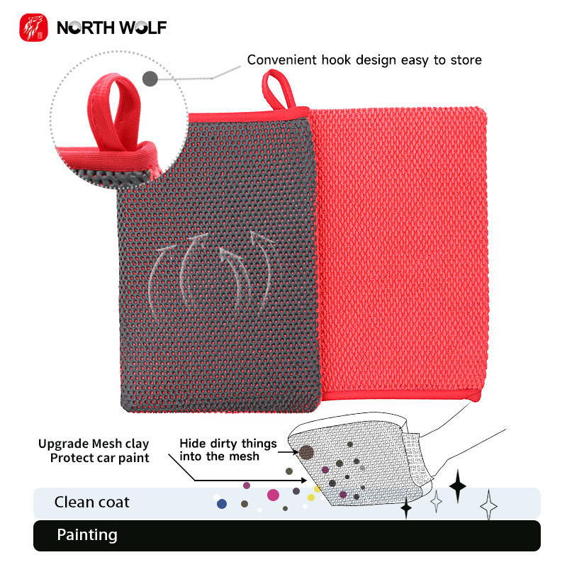North Wolf Clay Mitt, 3.0 Red