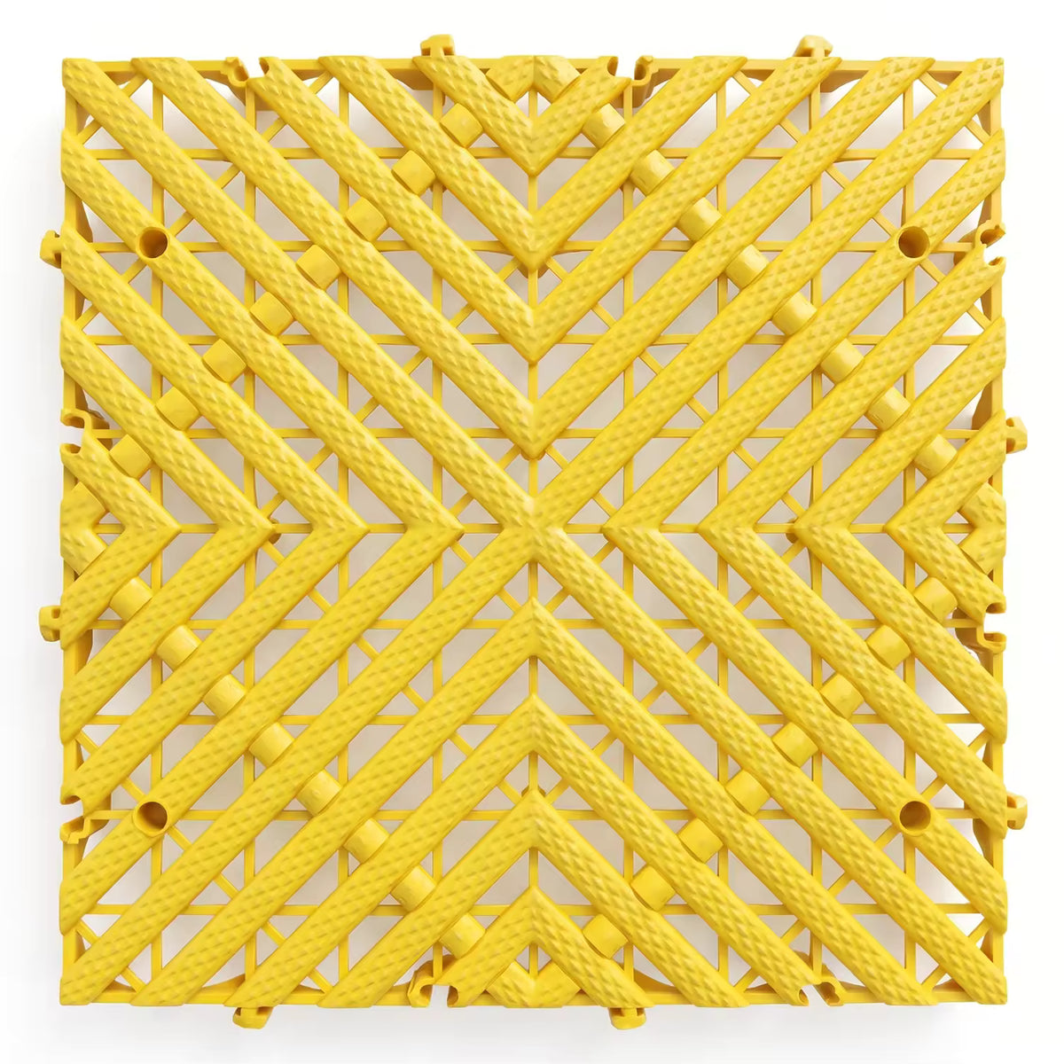 PCC 30mm Vented Car Wash PP Interlocking Tiles | 40x40cm (1.72 sq. ft)