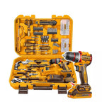 INGCO HKTPH41662 Brushless Power Tool Kit – 20V, 66Nm Impact Drill with 166-Piece Tool Set