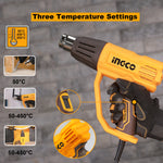 INGCO HG200078  2000W Heat Gun, 50 /450°C/550°C