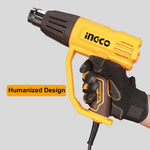 INGCO HG200078  2000W Heat Gun, 50 /450°C/550°C