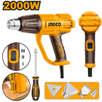 INGCO HG200078  2000W Heat Gun, 50 /450°C/550°C