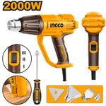 INGCO HG200078  2000W Heat Gun, 50 /450°C/550°C