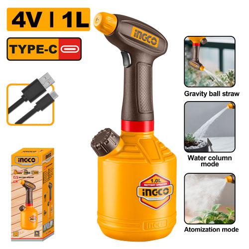 INGCO HSPP3701 4V Cordless Battery Sprayer 1L