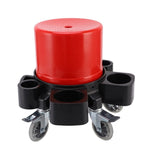 PCC Rolling Bucket Dolly Trolley with Stool (Bucket Not Included)