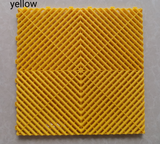 PCC Car Wash Floor Mat Tile, 40x40cm (1.72 sq. ft), Thickness 32mm