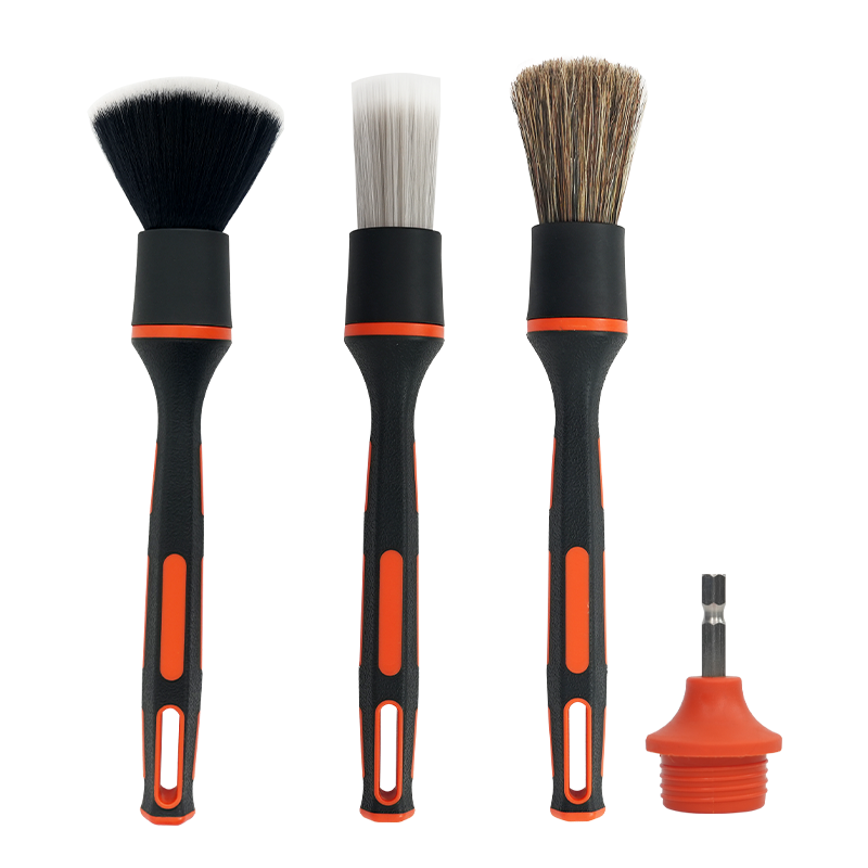 PCC Professional 3-Piece Multi-Surface Detailing Brush Kit