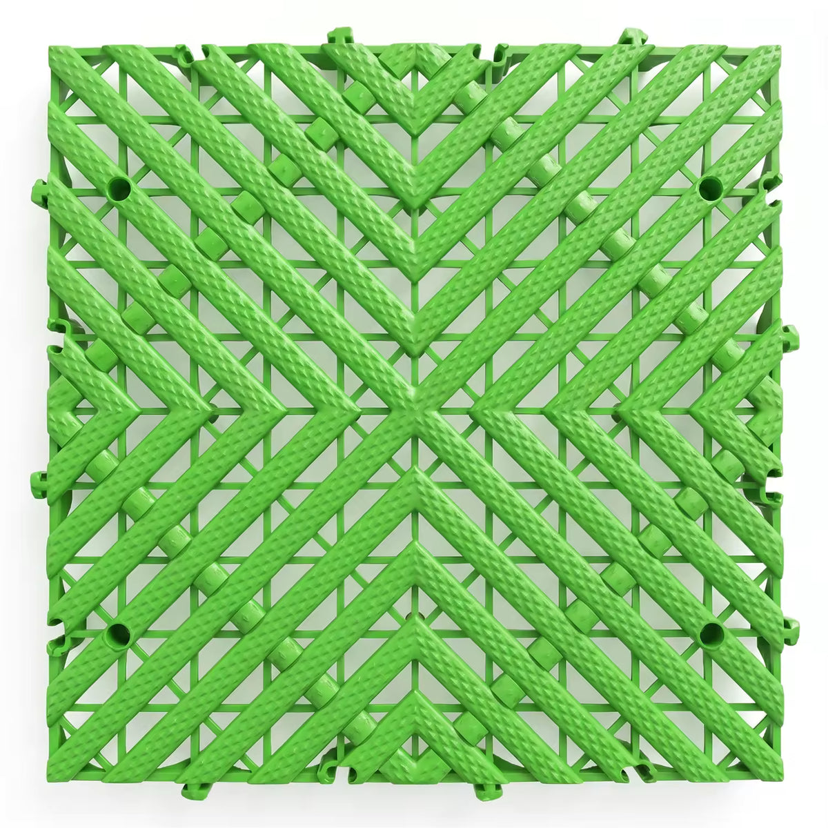 PCC 30mm Vented Car Wash PP Interlocking Tiles | 40x40cm (1.72 sq. ft)
