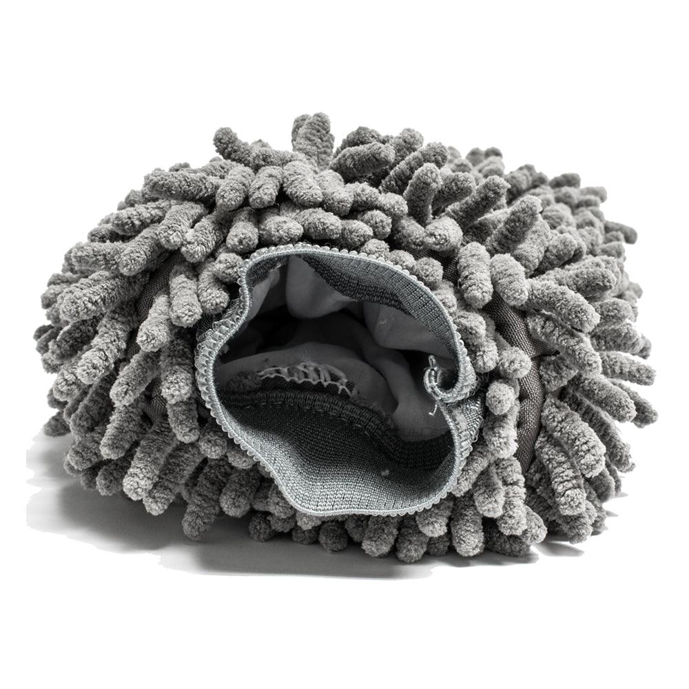 PCC Chenille Microfiber Wash Mitt, Grey - Planet Car Care