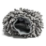 PCC Chenille Microfiber Wash Mitt, Grey - Planet Car Care