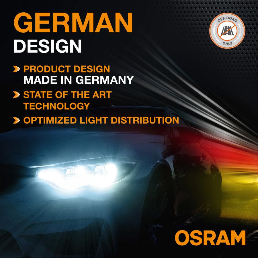 OSRAM H4/H19 LED Headlight Bulb, 50W, (*Single Pc Only) - Planet Car Care