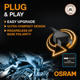 OSRAM HB3/HB4 9005/9006 LED Headlight Bulb, 50W, Pair