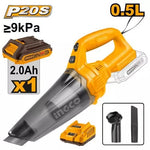INGCO CVLI20126 Cordless Li-Ion Car Vacuum Cleaner 20V - Battery & Charger Included