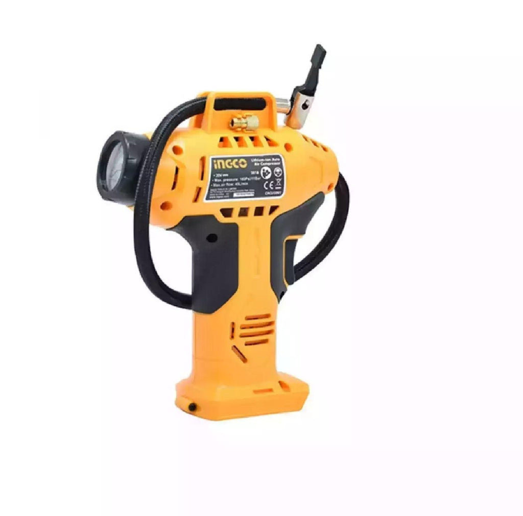 INGCO CACLI2001 Cordless Li-Ion Auto Air Compressor 20V - Battery & Charger Not Included - Planet Car Care