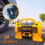 INGCO CACLI2002 Cordless Li-Ion Auto Air Compressor 20V - Battery & Charger Not Included