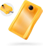 Protint blade disposal container for snap-off utility knife blades
