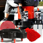 PCC Rolling Bucket Dolly Trolley with Stool (Bucket Not Included)