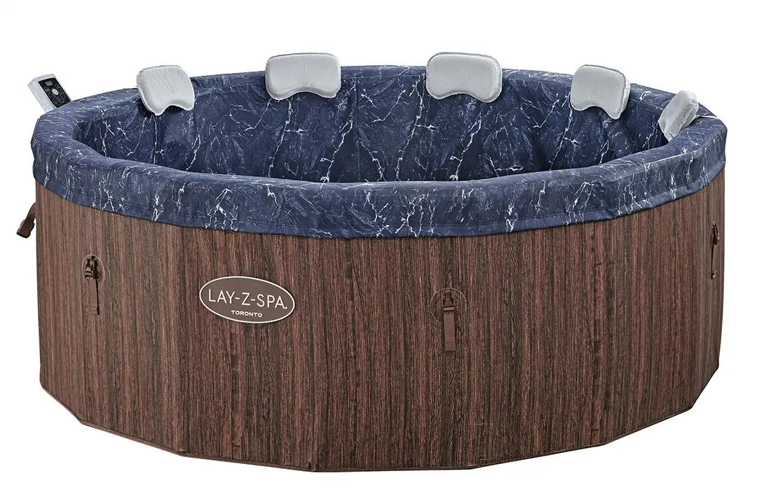 Bestway 6001W Lay-Z-Spa Toronto ThermaCore™ UltraFit™ AirJet™ Hot Tub Dia 75" Depth 30"/190cm x 76cm