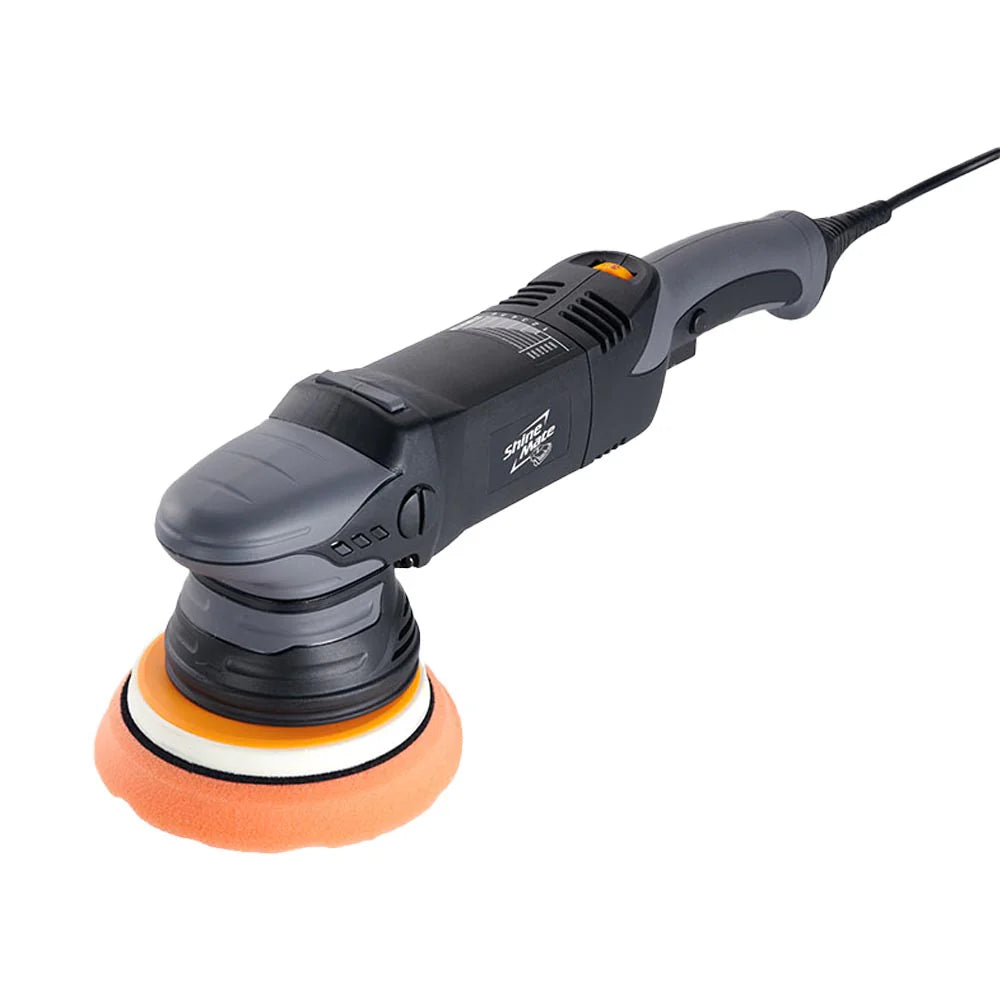 ShineMate Orbital Polisher EX620, 6"/21mm (Long Throw) With Trigger Speed Control 800W (Includes 4 Pads)
