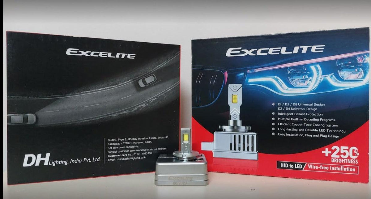 Excelite D3S Led Headlight Bulb 35W, 6000K, Pair - Planet Car Care