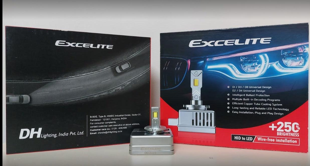 Excelite D2S Led Headlight Bulb 35w, 6000k, pair - Planet Car Care