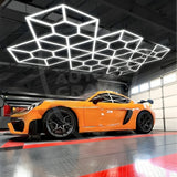 PCC Matrix 6 Hexagon Light – 16x9ft (Car Detailing Studio Setup) (With Hanging Wire Suspension Kit Included)