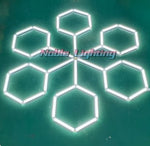 PCC Star Hexagon Light For Car Detailing Store