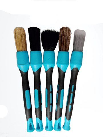 PCC Detailing Bristle Brush Set of 5 - Planet Car Care
