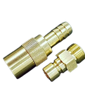 PCC D43 Mold Coolant QRC 12mm Quick Release Coupler – 3/8" BSP Male Thread (Set of Male-Female)