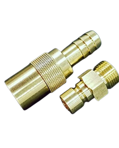 PCC D43 Mold Coolant QRC 12mm Quick Release Coupler – 3/8" BSP Male Thread (Set of Male-Female)