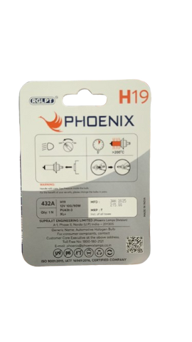 Phoenix H4/H19 Halogen Headlight bulb, 100/90W