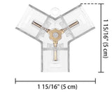 PCC Hexagon Light 3-Way 120 Deg Y Connector