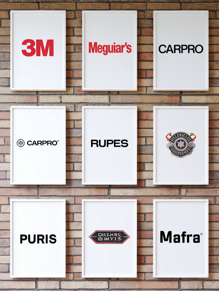 PCC Premium Framed Brand Logos for Showroom Elegance 14"x10"