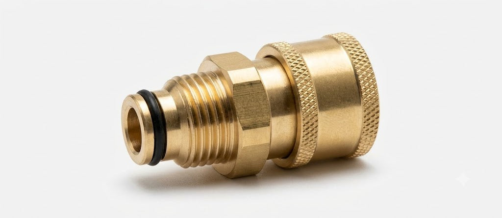 PCC D204 16mm Male to 1/4" Quick Connect Foam Lance Adapter For Pressure Washer Gun