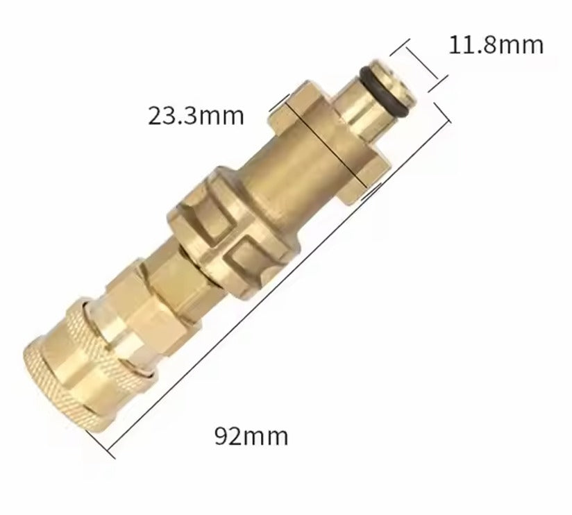 PCC D100 Foam Lance Adapter for BOSCH Aquatak Pressure Washer Gun | 1/4" Quick Connect