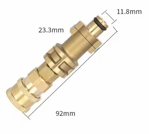 PCC D100 Foam Lance Adapter for BOSCH Aquatak Pressure Washer Gun | 1/4" Quick Connect