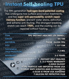 NAR N1 Heat Self-Healing Paint Protection Film (PPF) | 190um High Gloss Clear TPU Film