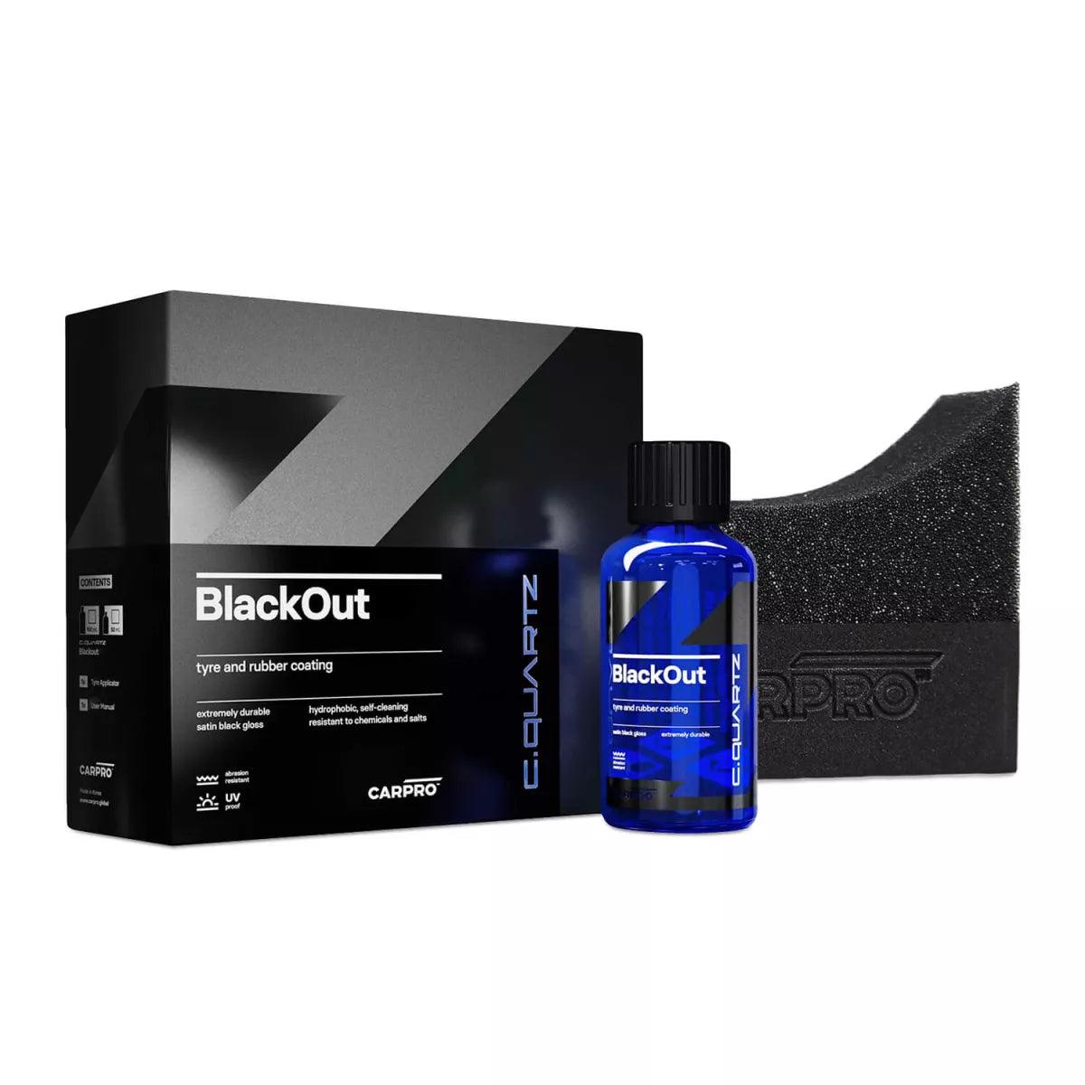 CarPro Cquartz BlackOut Tire & Rubber Coating, 50ml - Planet Car Care