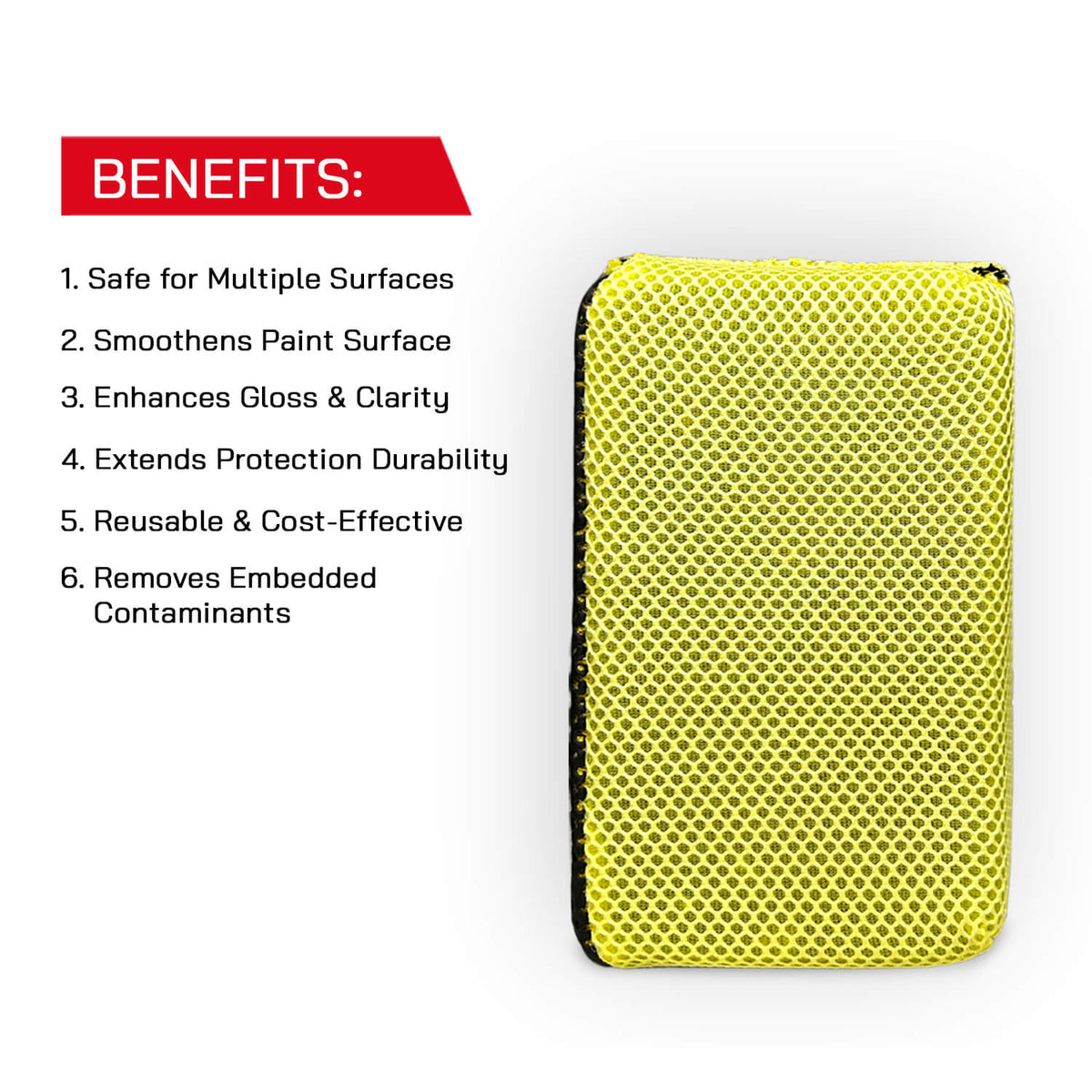North Wolf Hydrating Rubicks Clay Scrubber – Professional Car Paint Cleaning Tool