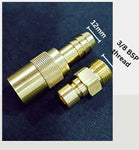 PCC D78 Mold Coolant QRC 12mm Quick Release Coupler – 3/8" BSP Male Thread (Set of Male-Female)