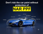 NAR N1 Heat Self-Healing Paint Protection Film (PPF) | 190um High Gloss Clear TPU Film