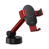 Baseus Gravity Car Mount Dashboard Windshield Phone Bracket Holder Red (SUYL-JY09)