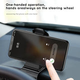 Baseus Mouth Bracket Vehicle Mount Clip For Dashboard Black (SUDZ-01) - Planet Car Care