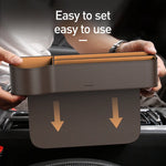 Baseus Elegant Car Storage Armrest Console Organizer Box(CRCWH)
