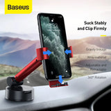 Baseus Gravity Car Mount Dashboard Windshield Phone Bracket Holder Red (SUYL-JY09)