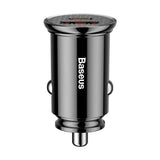 Baseus Circular Plastic Car Charger | PPS | USB A+C 2-In-1 30W Car Charger (CCALL-YS01) - Planet Car Care