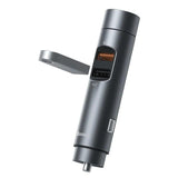 Baseus Energy Column Car Wireless MP3 Charger (PPS Quick Charger) Dark Grey (CCNLZ-C0G) - Planet Car Care